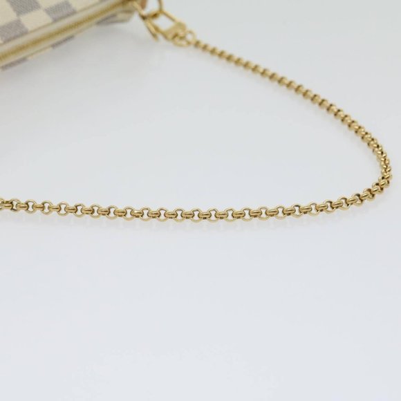 Damier Azur Eva 2Way Shoulder Hand Pouch - Picture 7 of 11